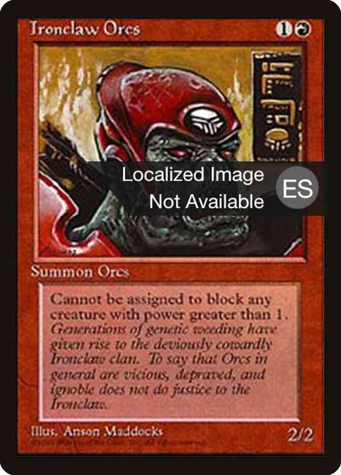 Ironclaw Orcs - Japanese [206] [Fourth Edition Black Border: Japanese] [Non-Foil]