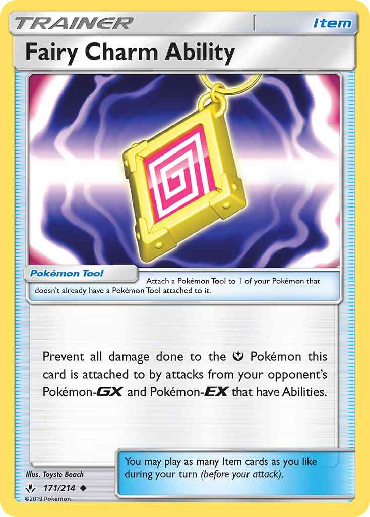 Fairy Charm Ability - 171/214 - Uncommon [sm10-171] [Non-Holo]