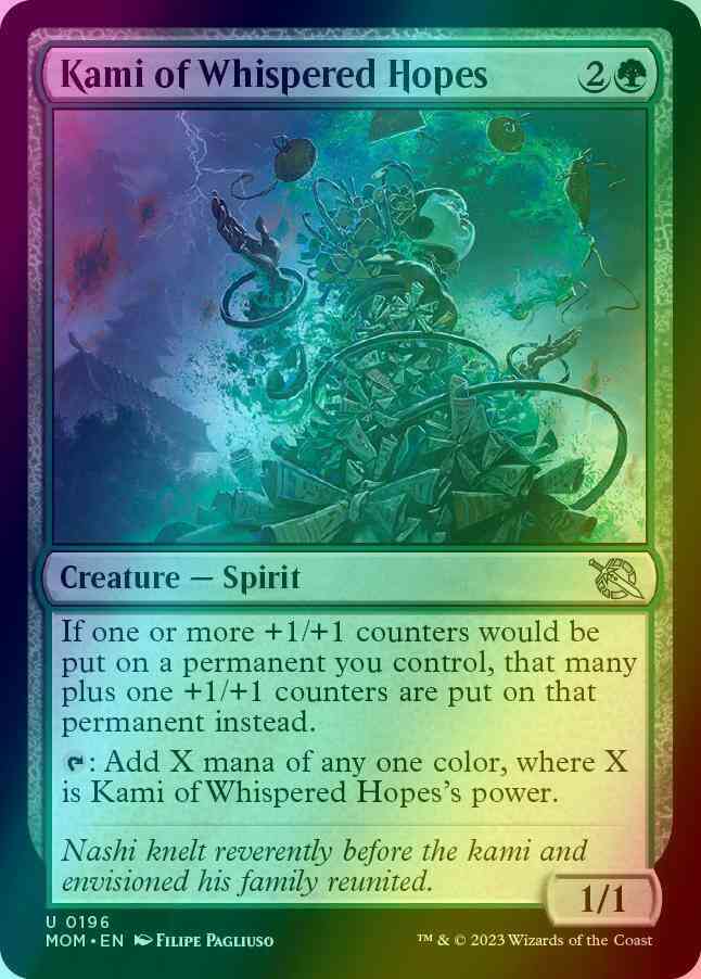 Kami of Whispered Hopes [196] [March of the Machine] [Foil]