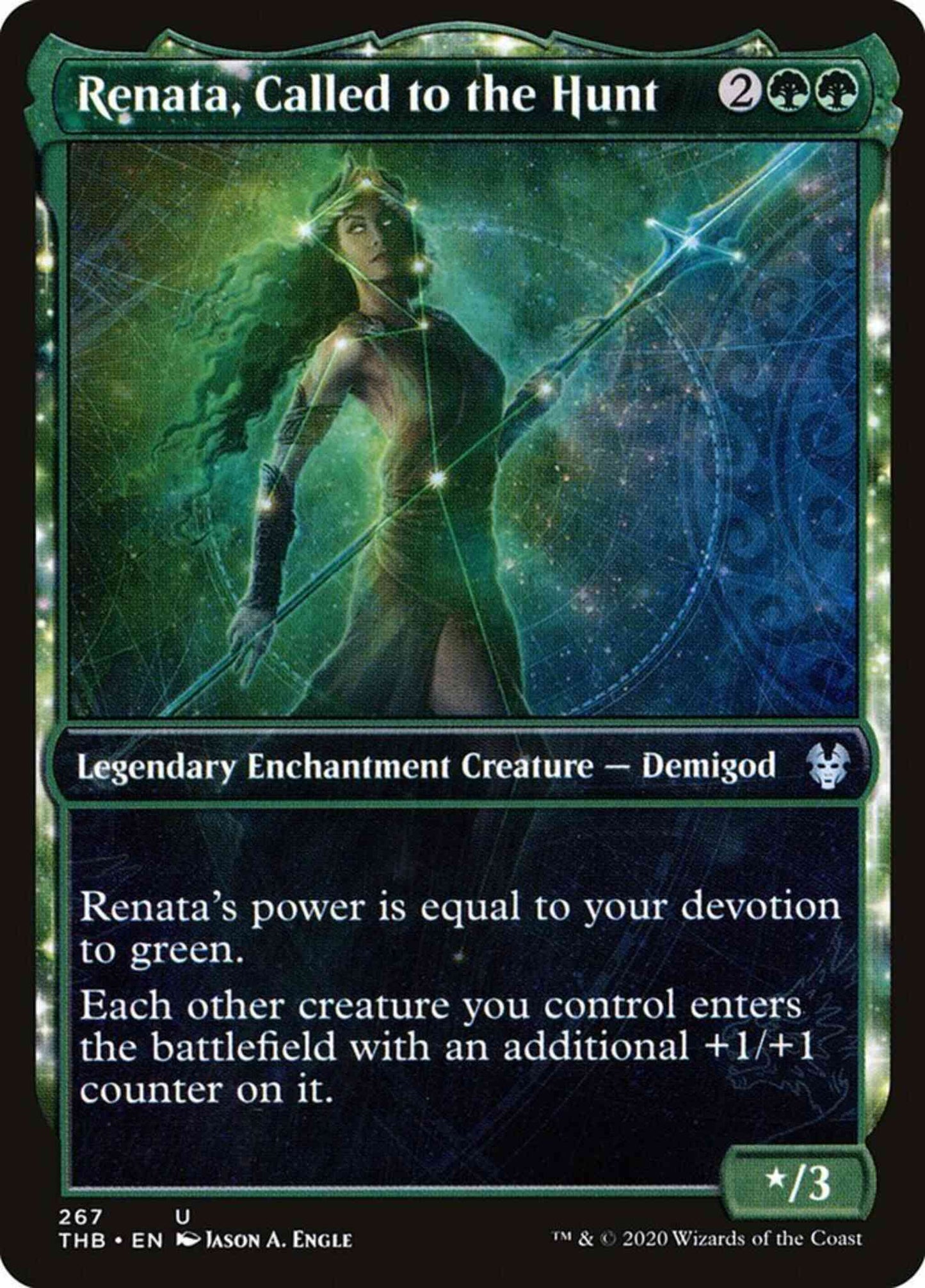 Renata, Called to the Hunt [267] [Alternate Art] [Theros Beyond Death] [Non-Foil]