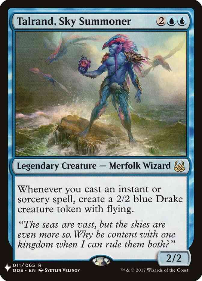 Talrand, Sky Summoner [DDS-11] [The List] [Non-Foil]
