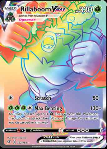 Rillaboom VMAX - 193/192 - Rare Secret [swsh2-193] [Secret]
