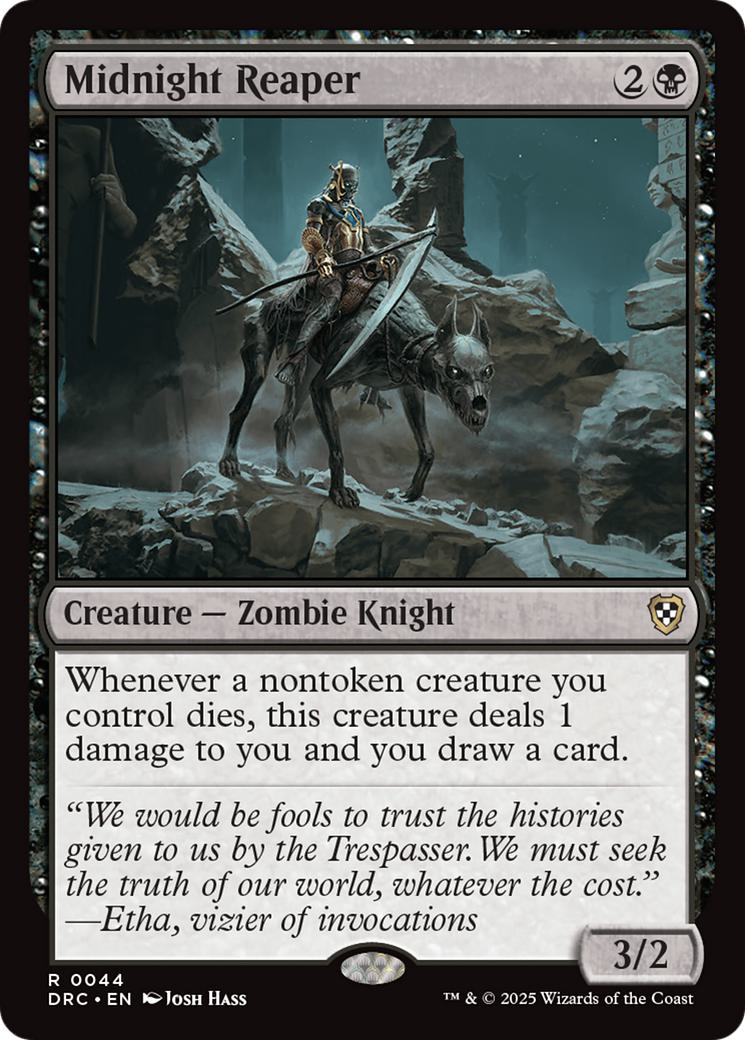 Midnight Reaper [44] [Aetherdrift: Commander] [Non-Foil]