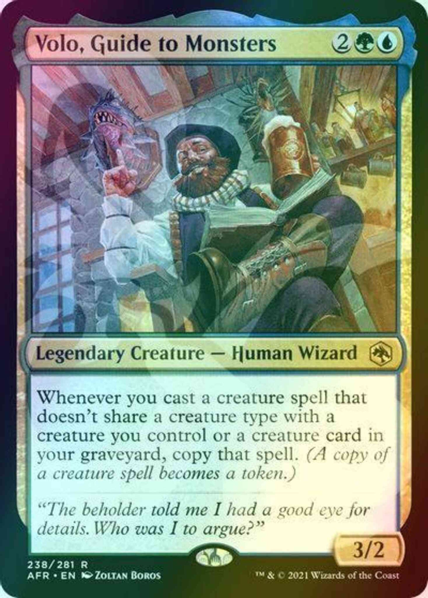 Volo, Guide to Monsters [238x] [Ampersand] [Adventures in the Forgotten Realms Promos] [Foil]