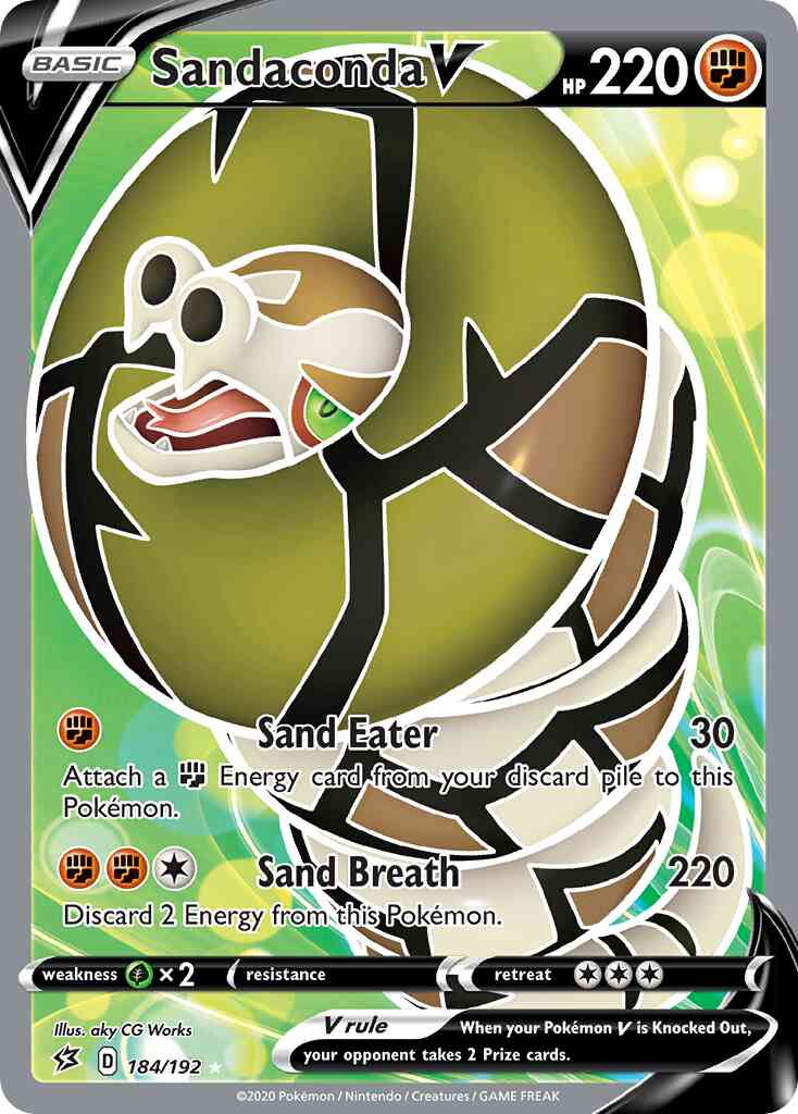 Sandaconda V - 184/192 - Rare Ultra [swsh2-184] [Ultra]