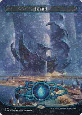 Island [487] [Borderless] [Planetary] [Unfinity] [Galaxy Foil]