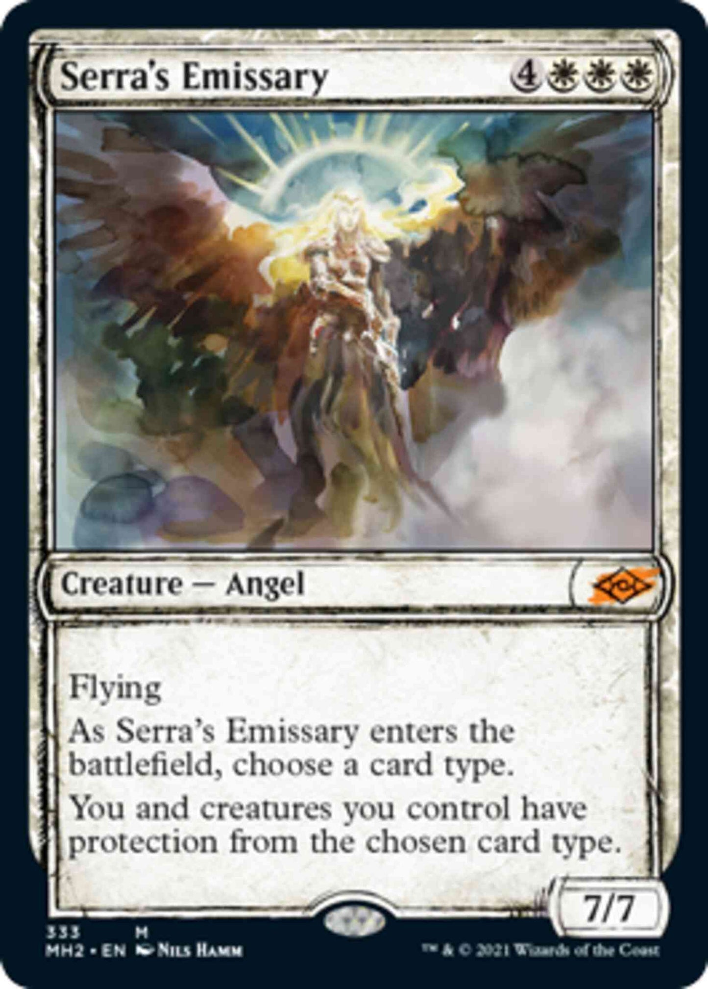 Serra's Emissary [333] [Sketch Showcase] [Modern Horizons 2] [Non-Foil]