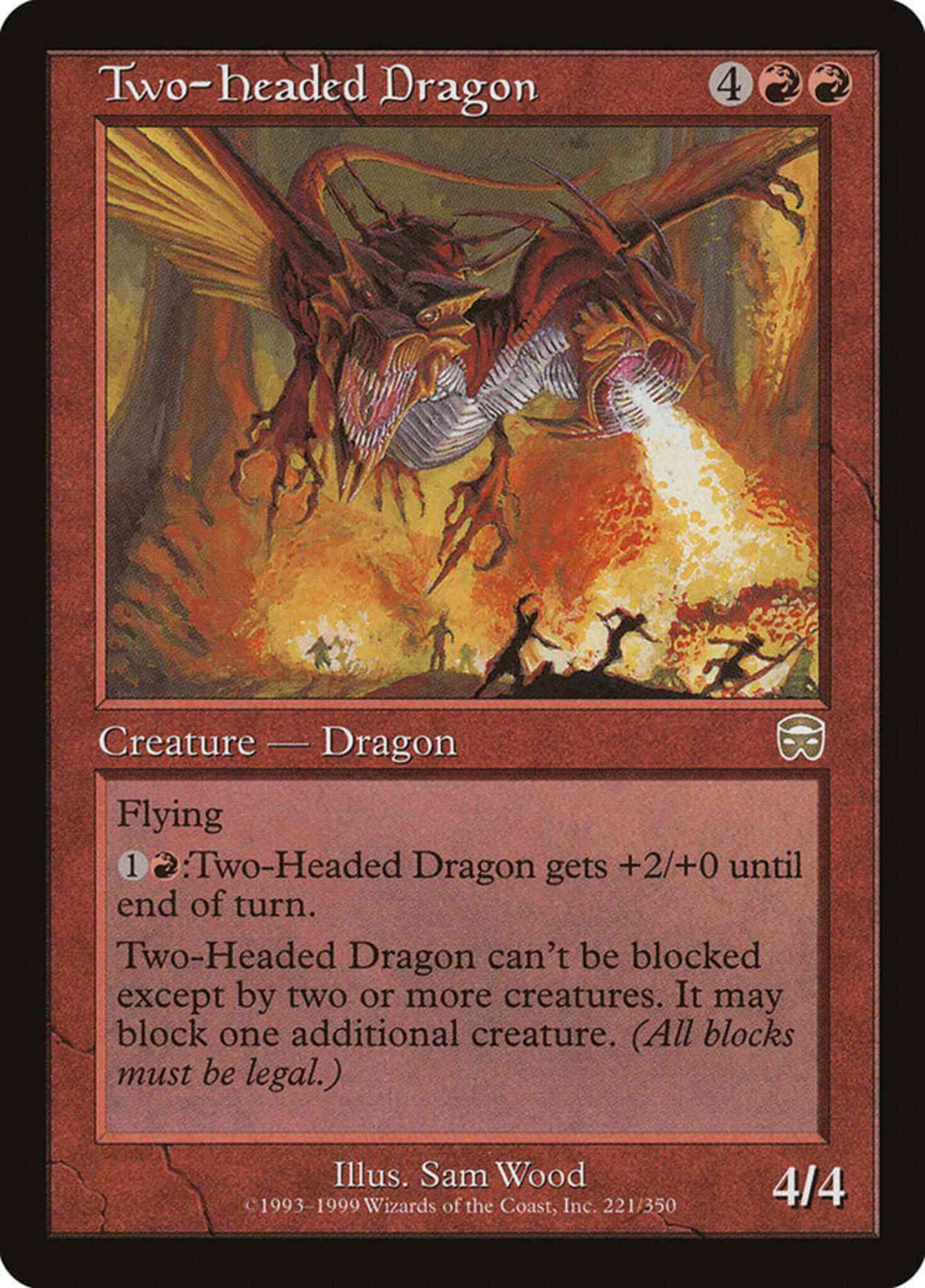Two-Headed Dragon [221] [Mercadian Masques] [Non-Foil]