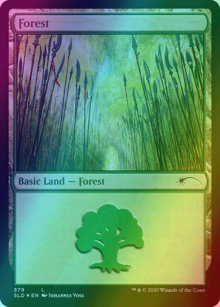 Forest [0579] [Jumpstart: Elves] [Secret Lair Drop] [Foil]
