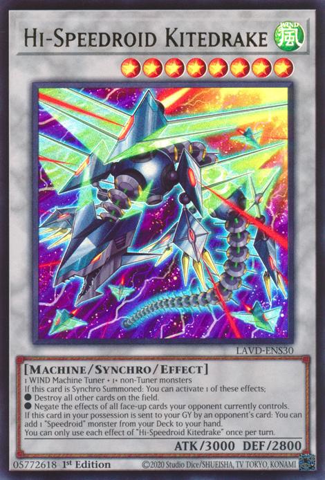 Hi-Speedroid Kitedrake - LAVD-ENS30 - Ultra Rare - 1st Edition