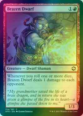 Brazen Dwarf [134] [Adventures in the Forgotten Realms] [Foil]