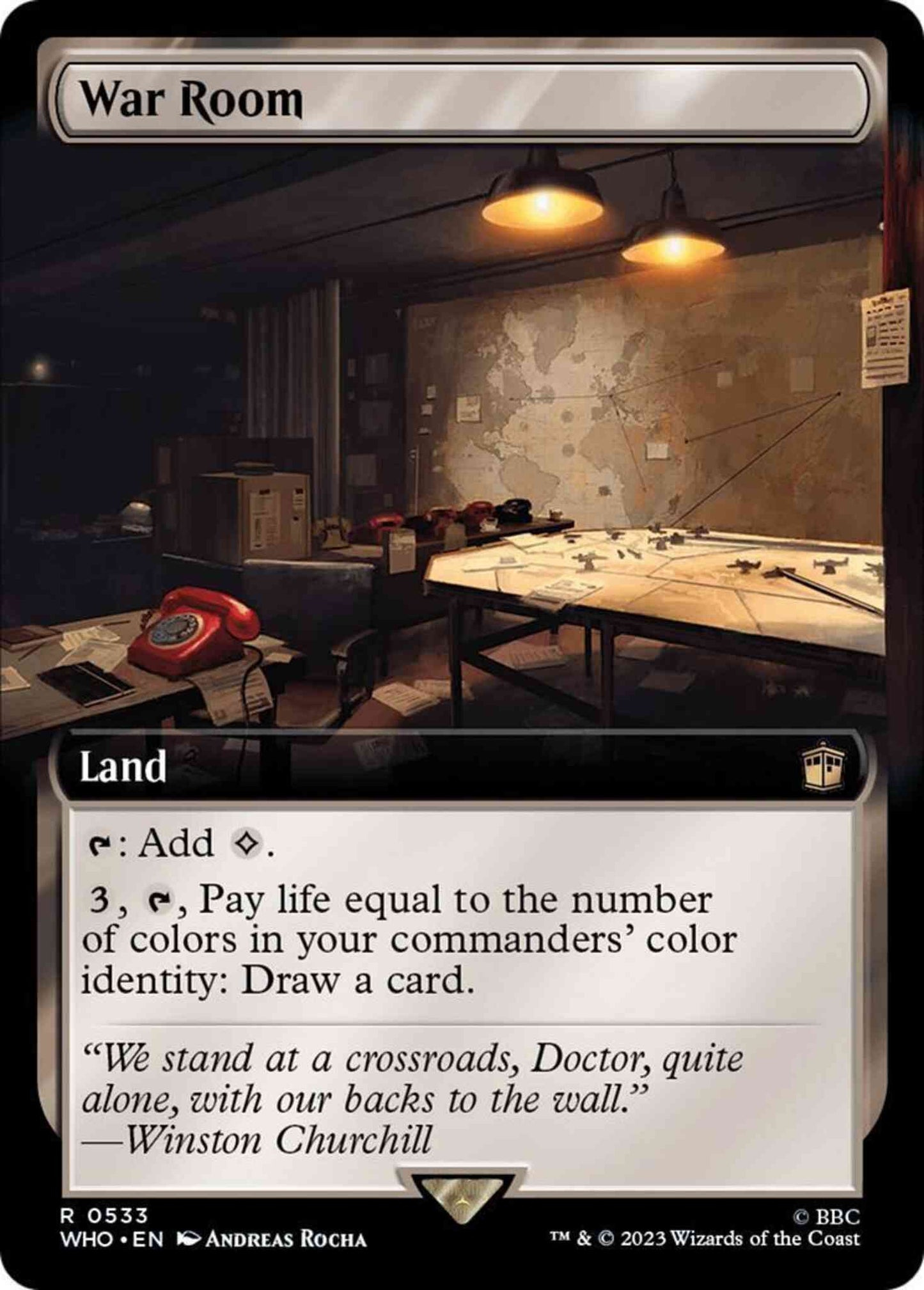 War Room [533] [Extended Art] [Universes Beyond: Doctor Who] [Non-Foil]