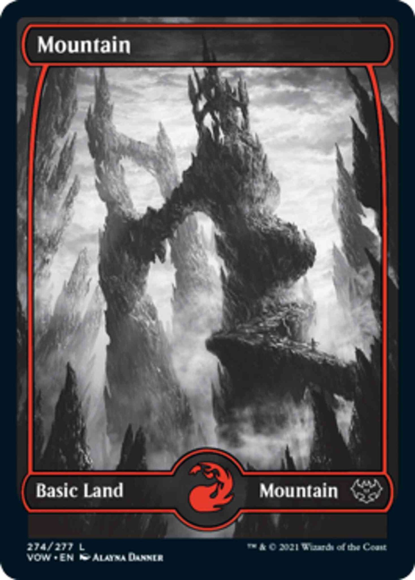 Mountain [274] [Eternal Night Showcase] [Innistrad: Crimson Vow] [Non-Foil]