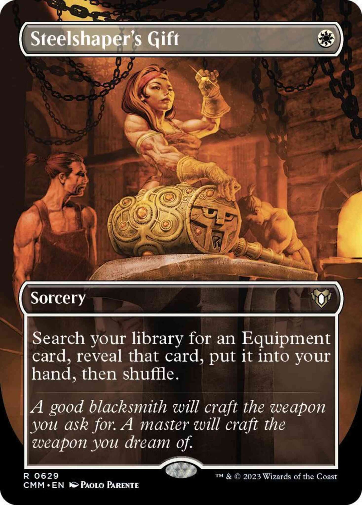 Steelshaper's Gift [629] [Borderless] [Commander Masters] [Non-Foil]