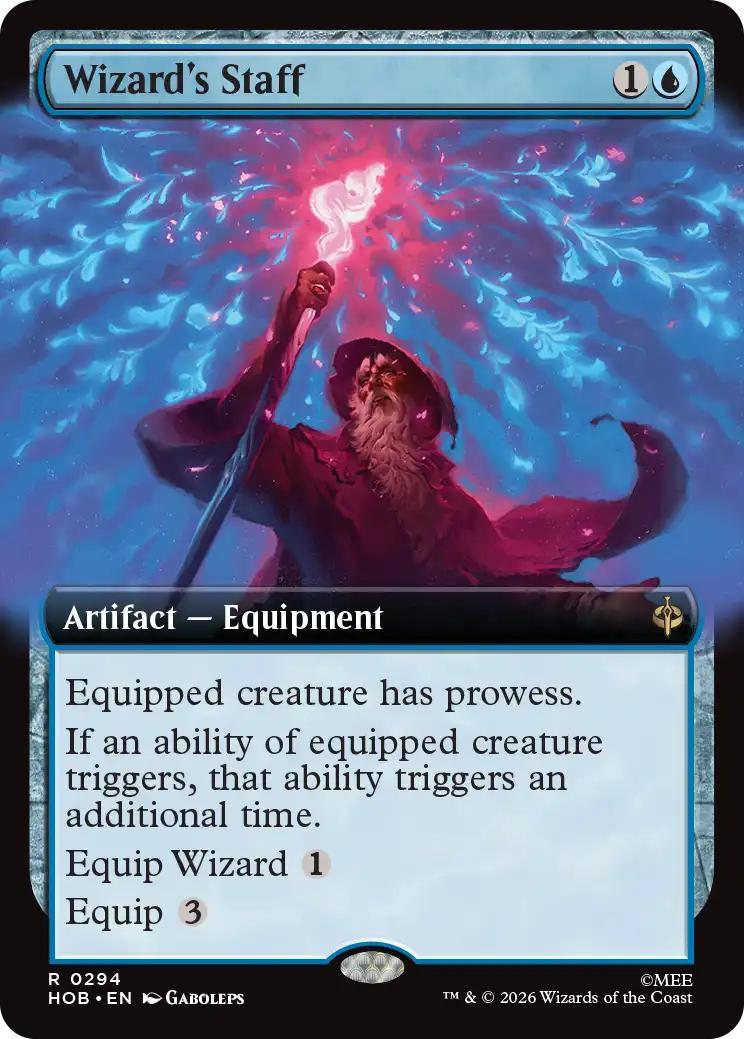 Wizard's Staff [294] [Extended Art] [The Hobbit] [Non-Foil]