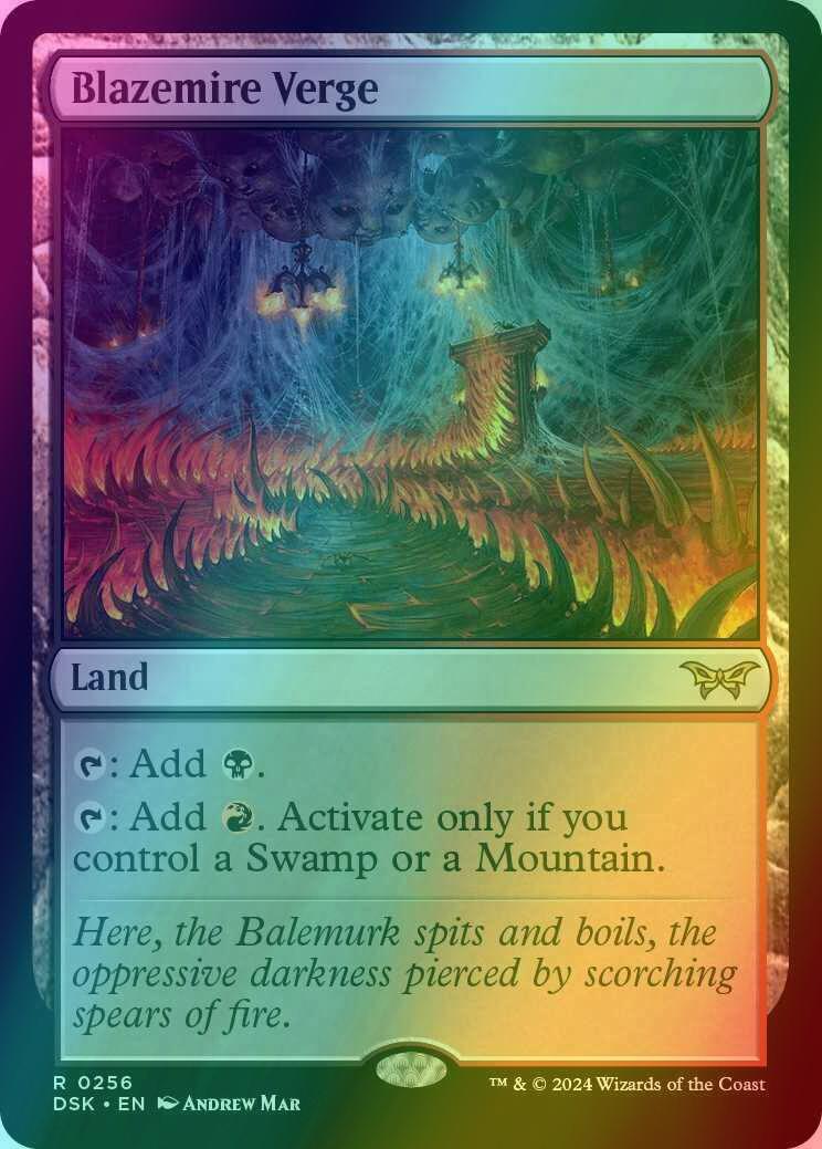 Blazemire Verge [256] [Duskmourn: House of Horror] [Foil]