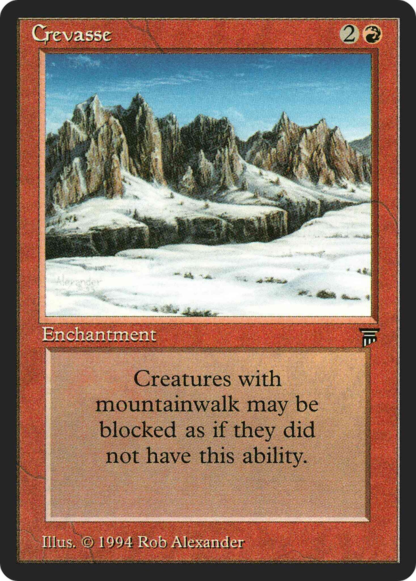Crevasse [138] [Legends] [Non-Foil]