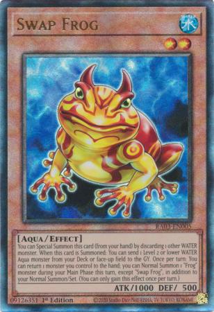 Swap Frog - RA03-EN005 - Prismatic Ultimate Rare - 1st Edition