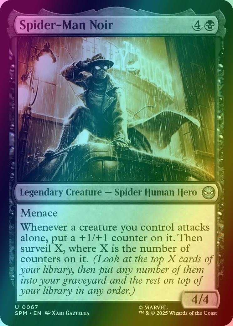 Spider-Man Noir [67] [Marvel's Spider-Man] [Foil]