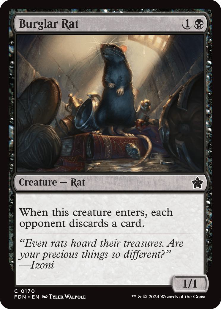 Burglar Rat [170] [Foundations] [Non-Foil]