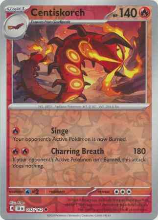 Centiskorch - 037/162 - Uncommon [sv05-037] [Reverse Holo]