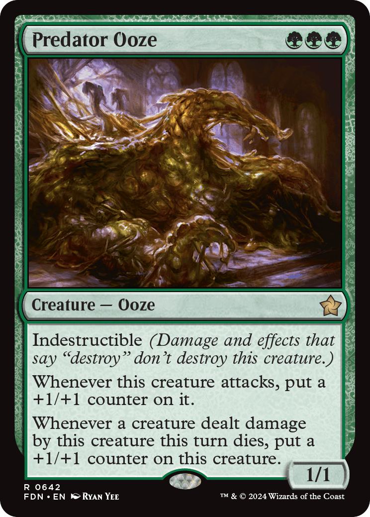 Predator Ooze [642] [Foundations] [Non-Foil]