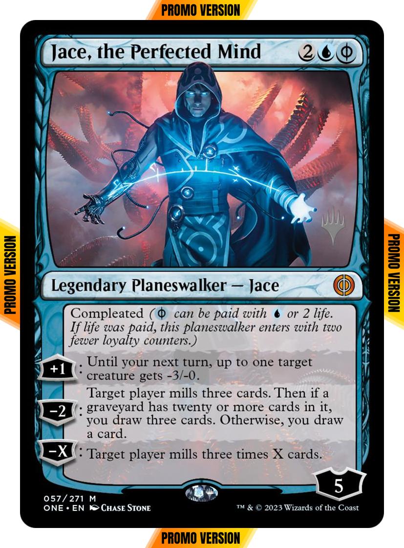 Jace, the Perfected Mind [57p] [Promo Pack] [Phyrexia: All Will Be One: Promos] [Non-Foil]