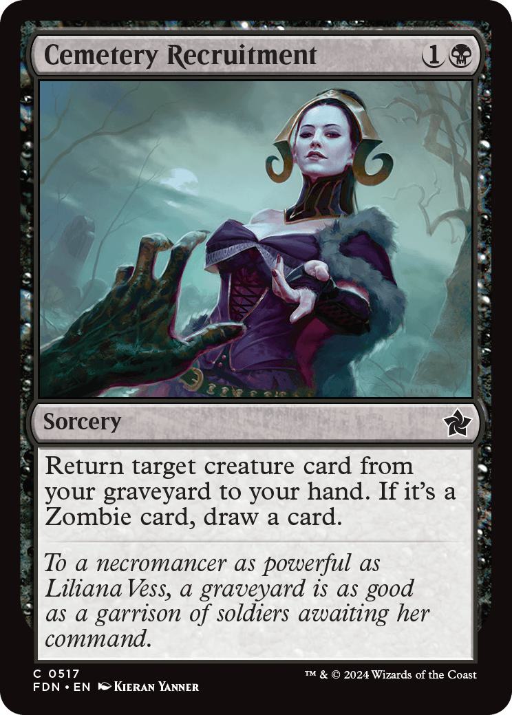 Cemetery Recruitment [517] [Foundations] [Non-Foil]