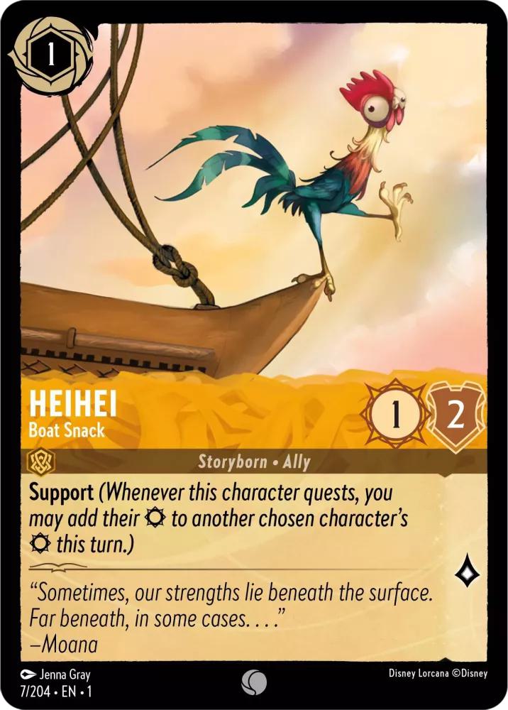 Heihei - Boat Snack - 7/204 [The First Chapter] [Non-Foil]