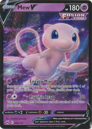 Mew V - 060/159 - Rare Holo V [swsh125-060] [Ultra]
