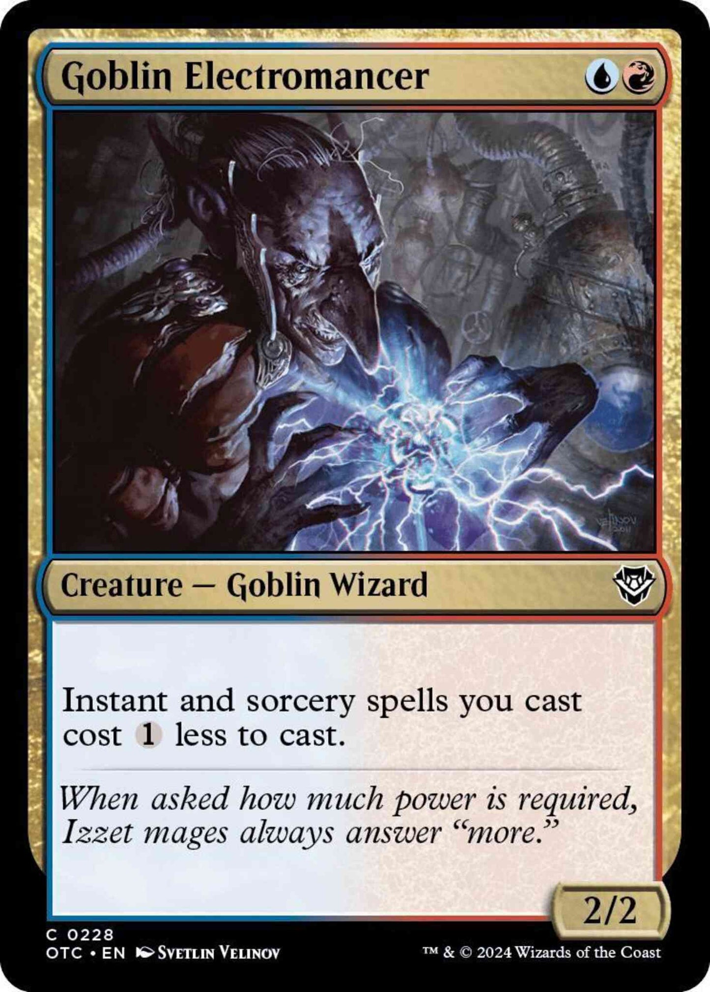 Goblin Electromancer [228] [Outlaws of Thunder Junction: Commander] [Non-Foil]