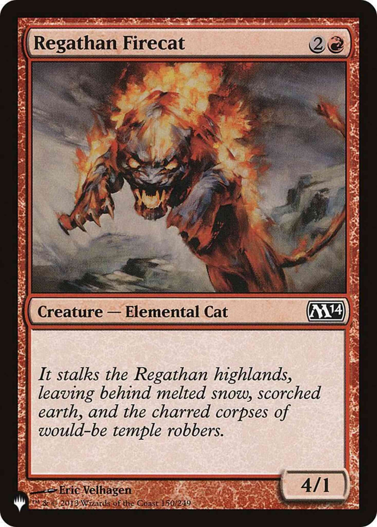 Regathan Firecat [M14-150] [The List] [Non-Foil]