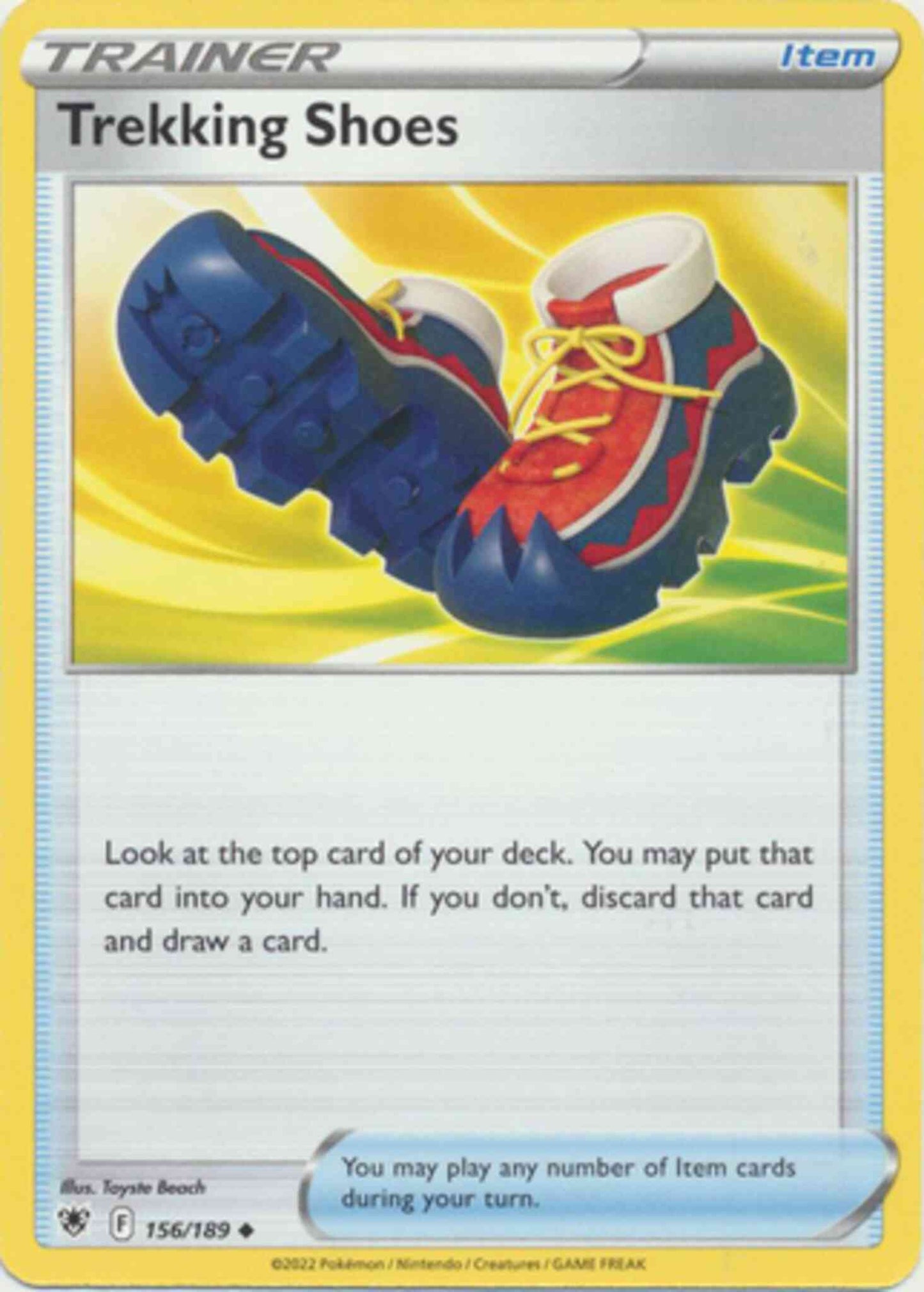 Trekking Shoes - 156/189 - Uncommon [swsh10-156] [Non-Holo]
