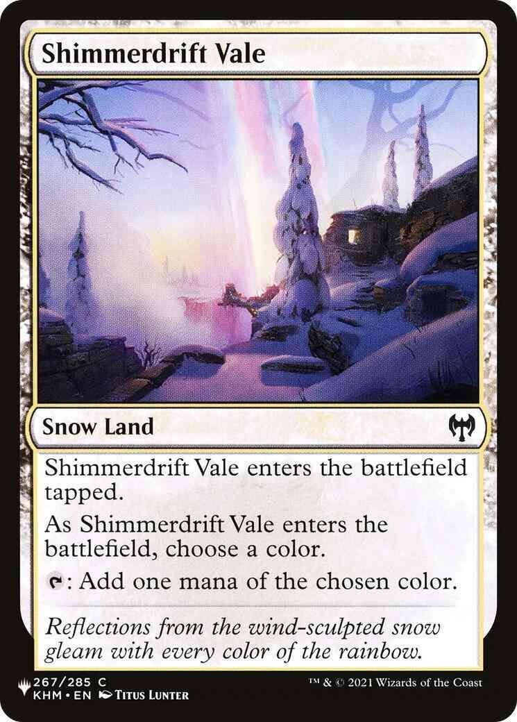 Shimmerdrift Vale [KHM-267] [The List] [Non-Foil]