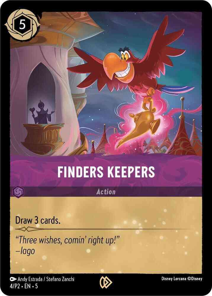 Finders Keepers - 4/P2 [Disney Lorcana Promo Cards] [Cold Foil]