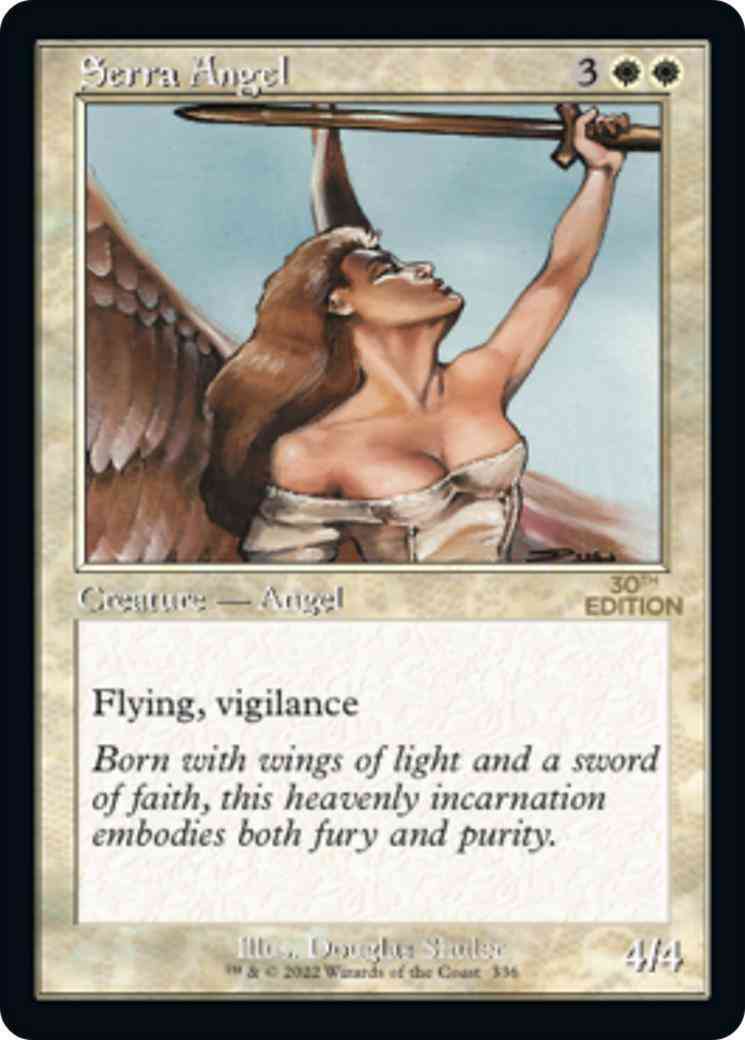 Serra Angel [336] [Retro Frame] [30th Anniversary Edition] [Non-Foil]
