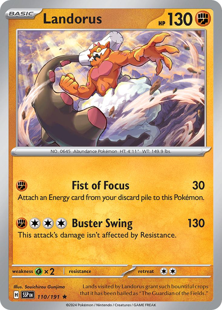 Landorus - 110/191 - Rare [sv08-110] [Holo]
