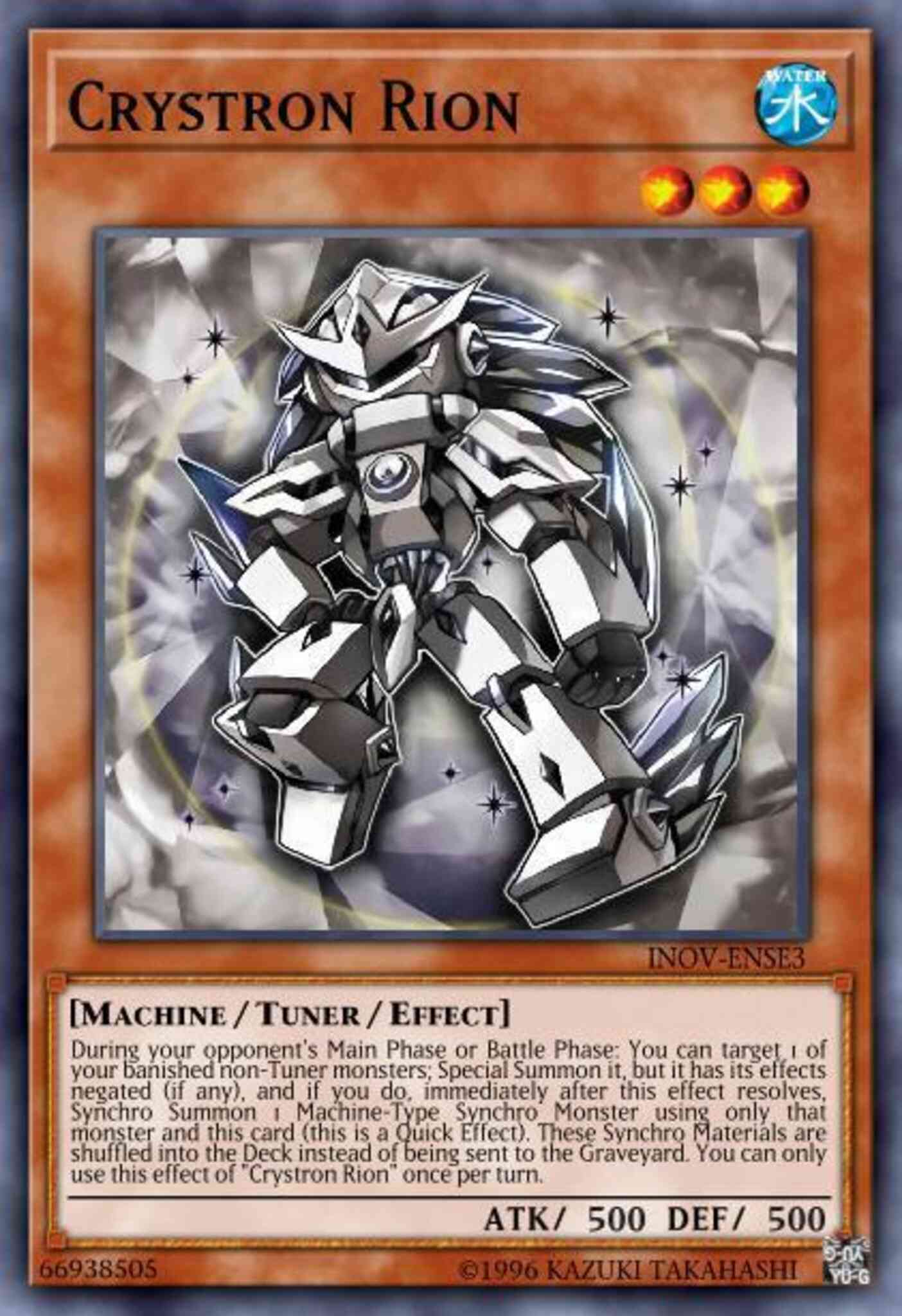 Crystron Rion - INOV-ENSE3 - Super Rare - Limited