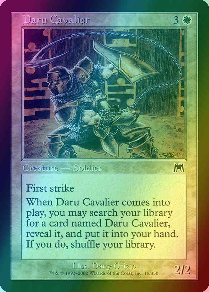 Daru Cavalier [18] [Onslaught] [Foil]