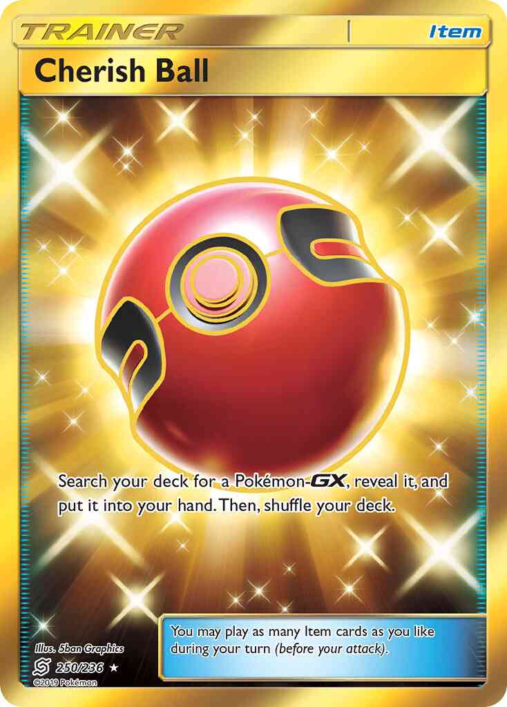 Cherish Ball - 250/236 - Rare Secret [sm11-250] [Secret]