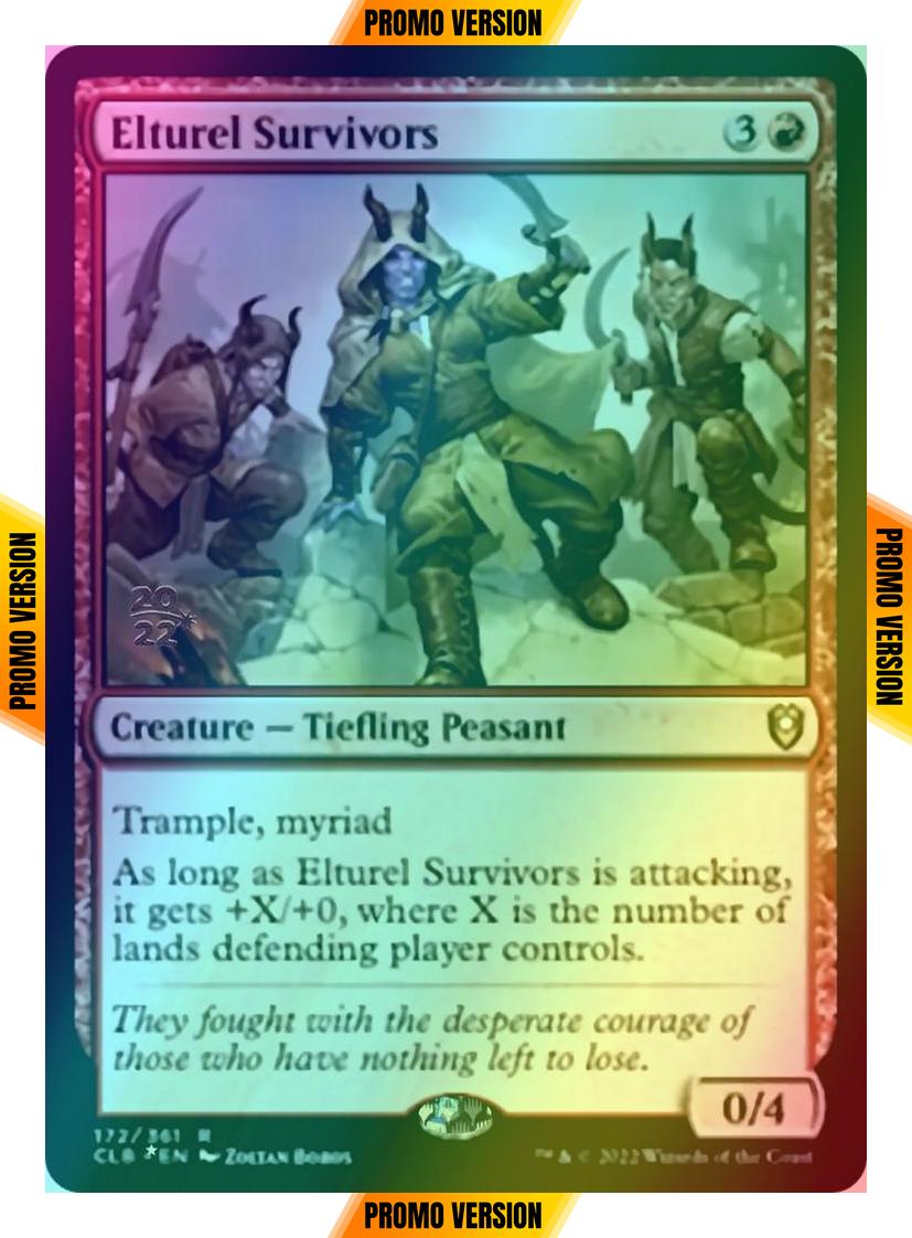 Elturel Survivors [172s] [Prerelease] [Commander Legends: Battle for Baldur's Gate: Promos] [Foil]