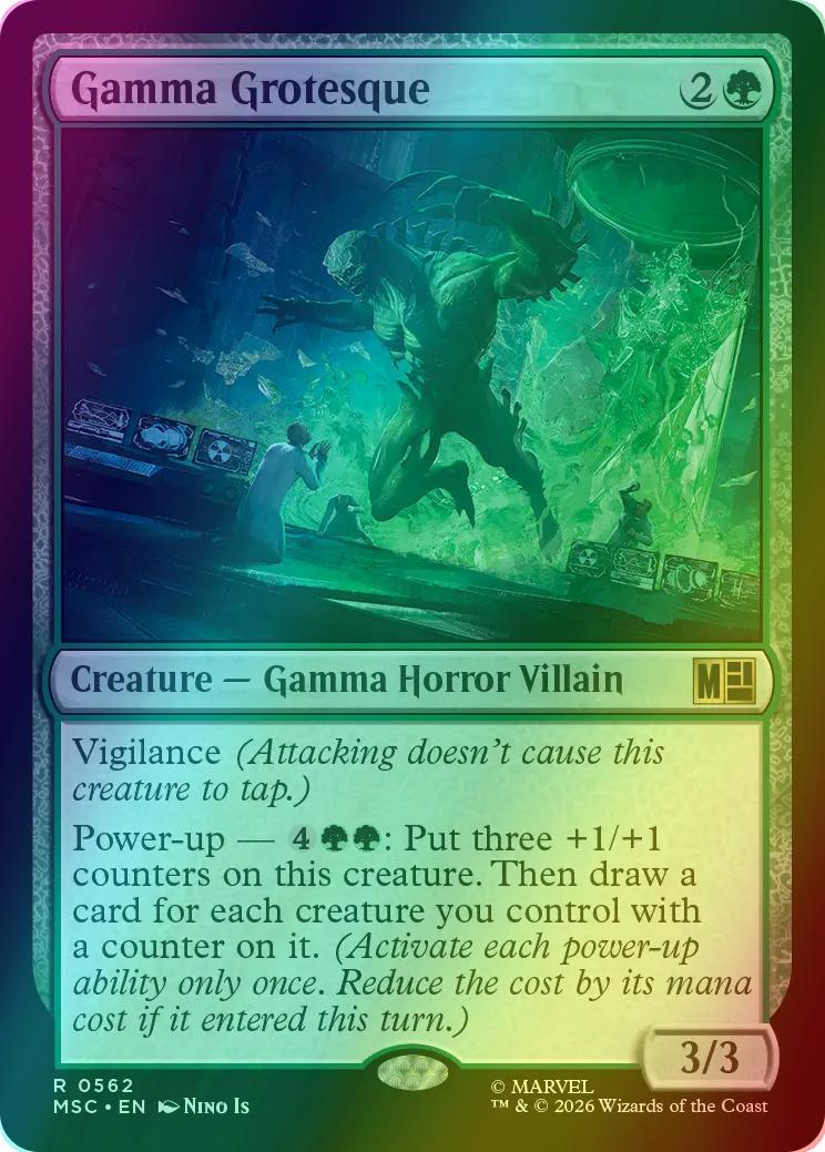 Gamma Grotesque [562] [Beginner Box] [Marvel Super Heroes: Commander] [Foil]