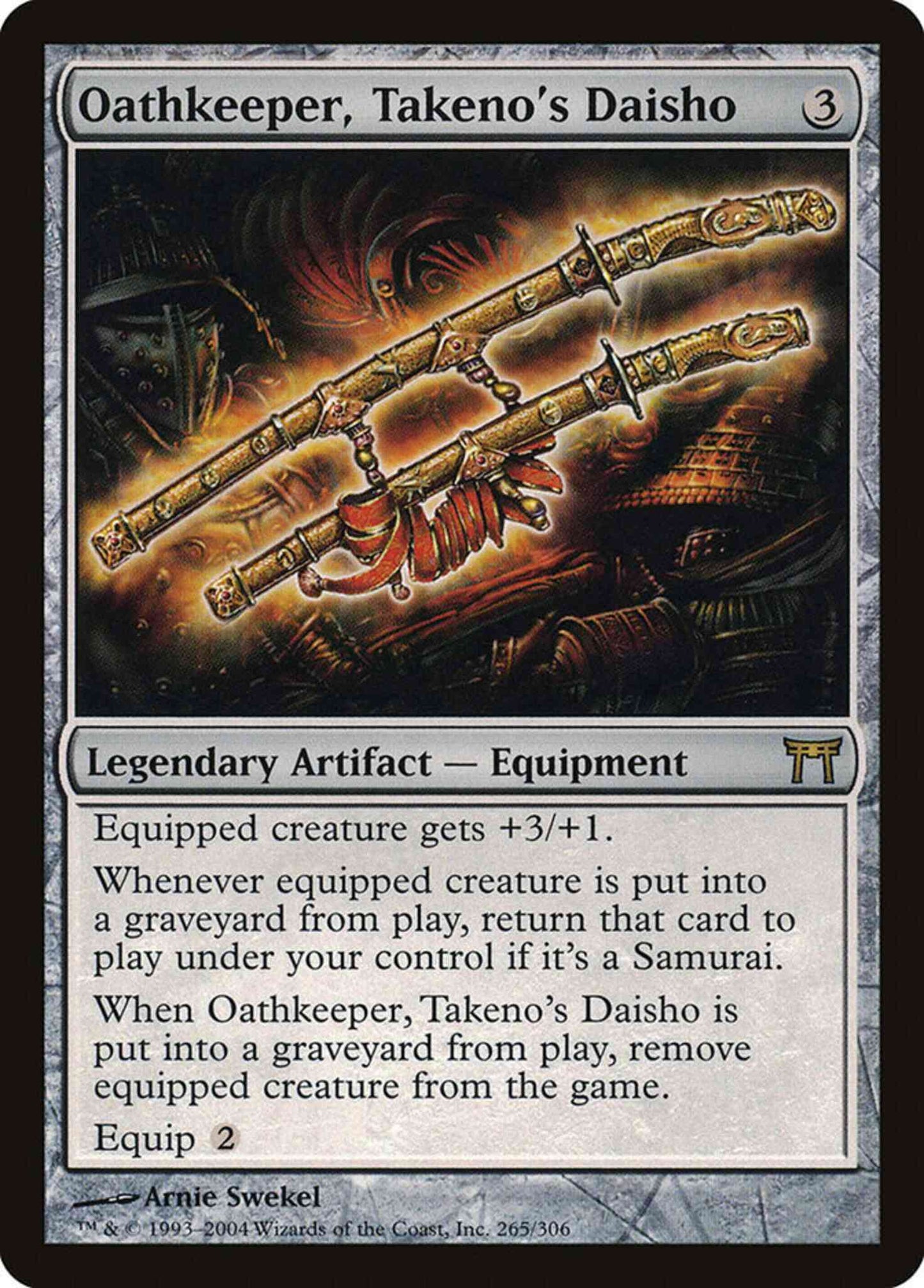Oathkeeper, Takeno's Daisho [265] [Champions of Kamigawa] [Non-Foil]