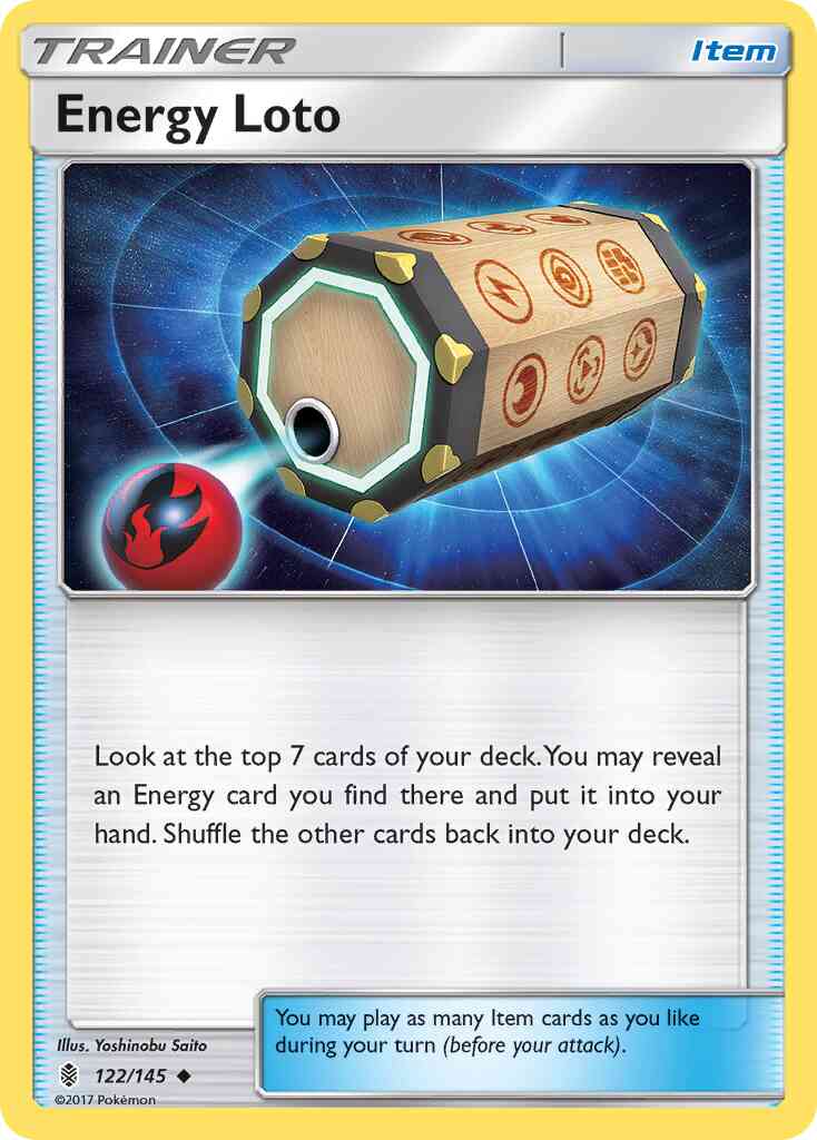 Energy Loto - 122/145 - Uncommon [sm2-122] [Reverse Holo]