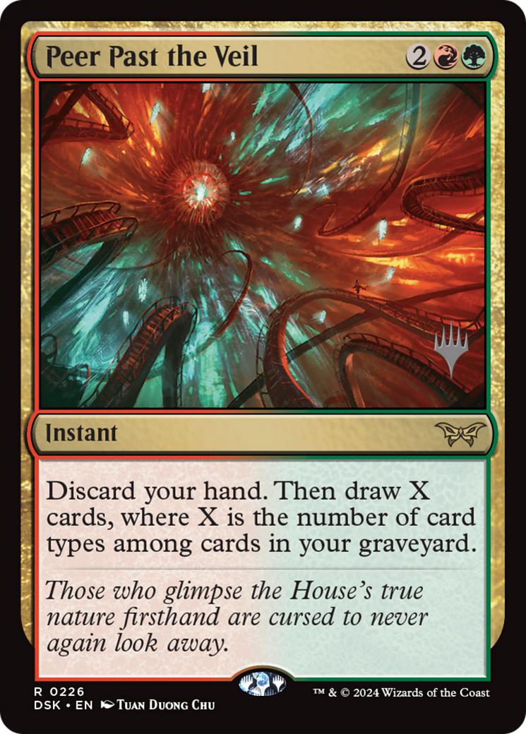 Peer Past the Veil [226p] [Promo Pack] [Duskmourn: House of Horror: Promos] [Non-Foil]