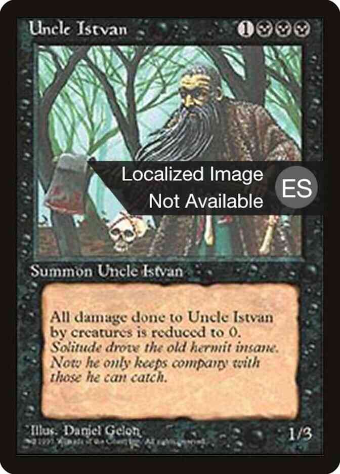 Uncle Istvan - Japanese [165] [Fourth Edition Black Border: Japanese] [Non-Foil]