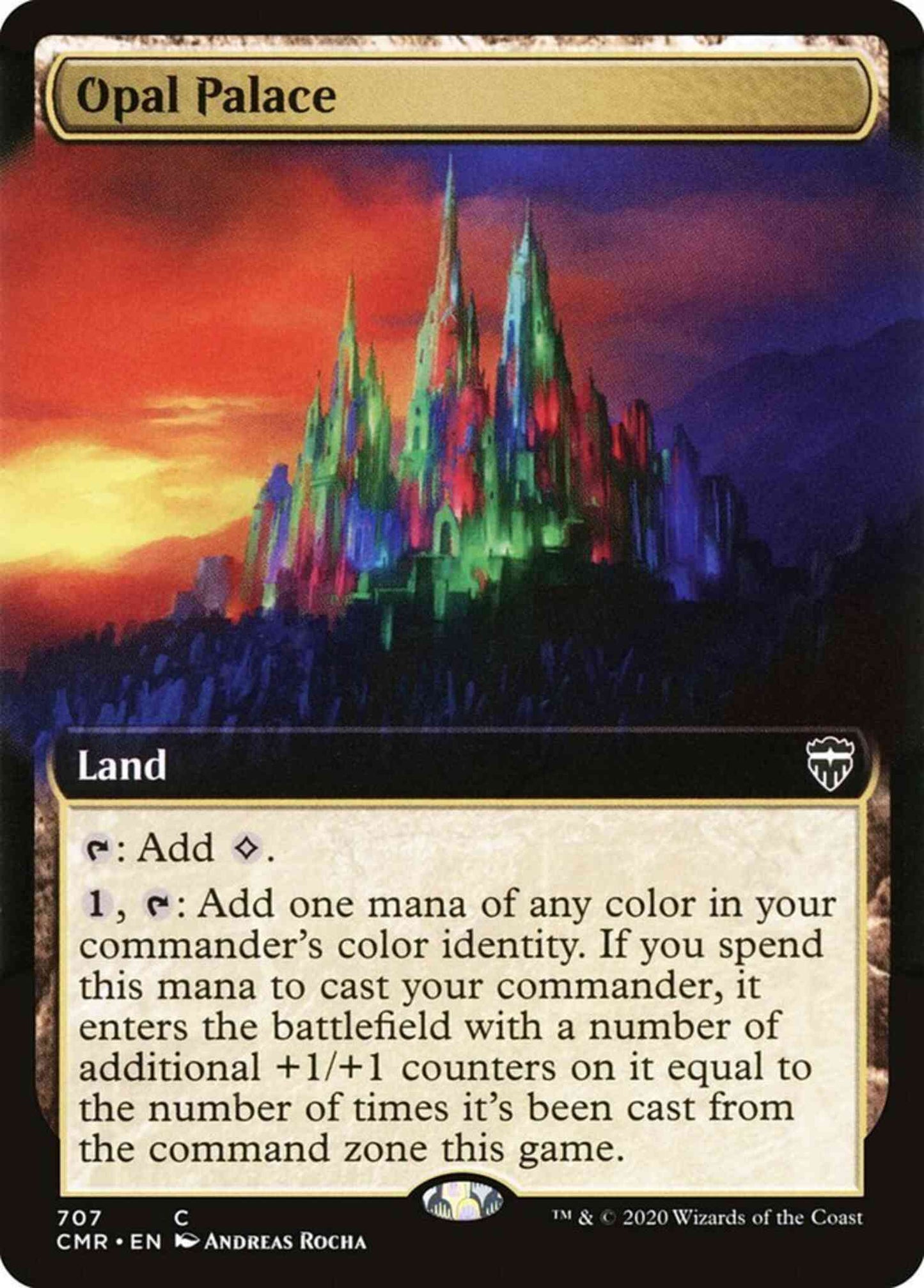 Opal Palace [707] [Extended Art] [Commander Legends] [Non-Foil]