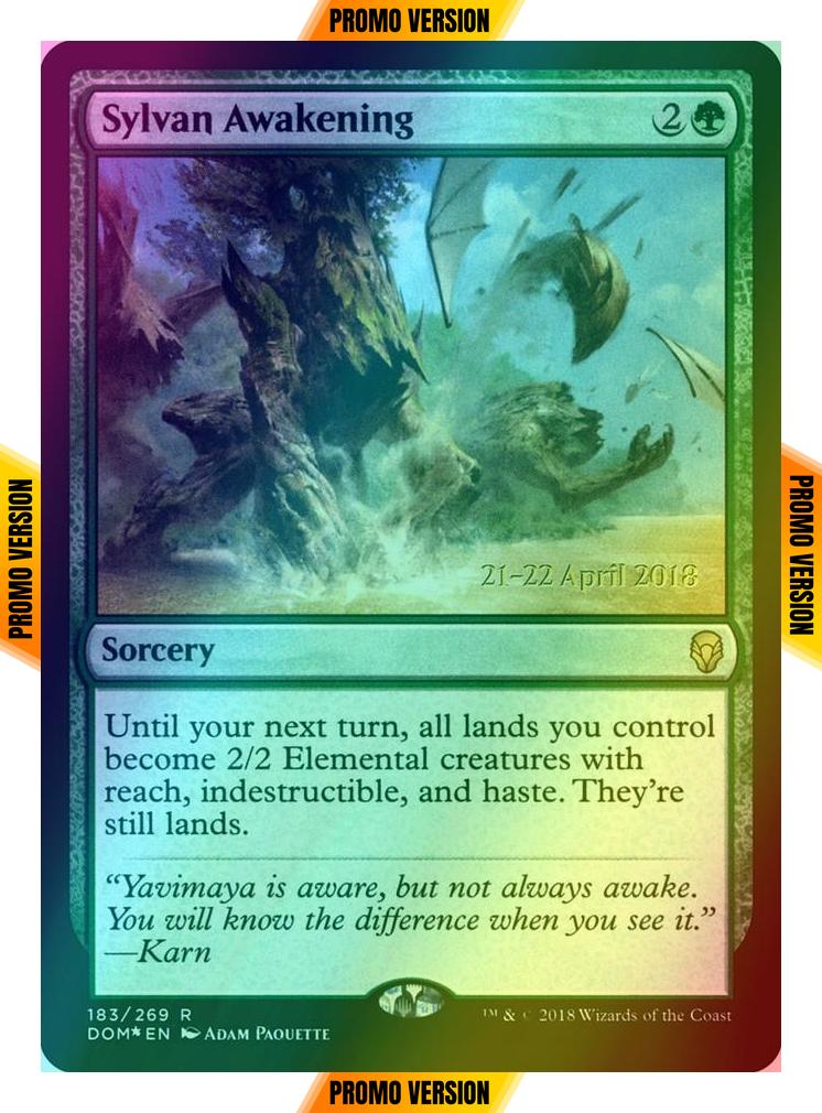 Sylvan Awakening [183s] [Dominaria Promos] [Foil]