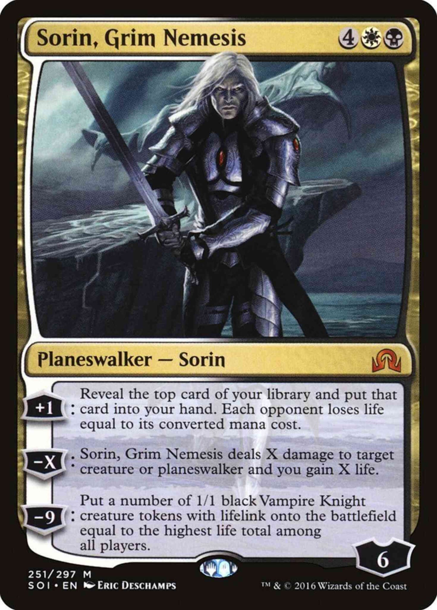 Sorin, Grim Nemesis [251] [Shadows over Innistrad] [Non-Foil]