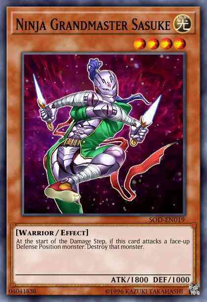 Ninja Grandmaster Sasuke - BP02-EN029 - Mosaic Rare - 1st Edition